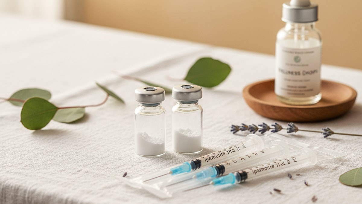 Tesamorelin + Ipamorelin Blend Needles Syringes — Real